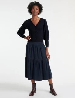 Eva Wool Cardigan - Navy -Cheap Closet Curation Store RSHT K31 EVA NAVY LS 18502