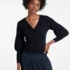 Eva Wool Cardigan - Navy -Cheap Closet Curation Store RSHT K31 EVA NAVY LS 18516