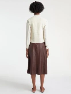 Janie Sleeveless Funnel Neck Jumper - Cream -Cheap Closet Curation Store RSHT K51 JANIE CREAM LS 18452