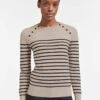 Hailey Wool Jumper - Beige Black Stripe -Cheap Closet Curation Store RSHT K85 HAILEY BEIGE BLACK STRIPE LS 1689
