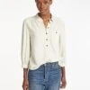 Kelsey Shirt - Cream -Cheap Closet Curation Store RSHT S63 KELSEY CREAM LS 025