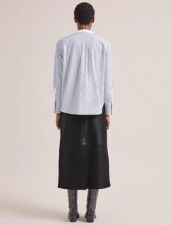 Sefton Organic Cotton Shirt - Blue White Stripe -Cheap Closet Curation Store RSHT S75 SEFTON BLUEWHITESTRIPE LS 1362