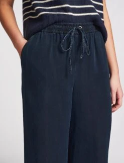 Nicki Wide Leg Trouser - Indigo -Cheap Closet Curation Store RSHT TR61 NICKI INDIGO LS 1730