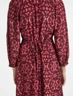 Daria Silk Midi Dress - Rose Shibori Print 9 Daria Silk Midi Dress - Rose Shibori Print -Cheap Closet Curation Store SP22 D159 DARIA ROSESHIBORIPRINT LS 0448