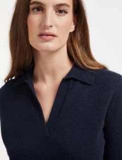 Gillian Cashmere Jumper - Navy -Cheap Closet Curation Store SP22 K42 GILLIAN NAVY LS 1685