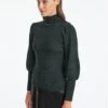 Eva Wool Funnel Neck Jumper - Dark Green -Cheap Closet Curation Store SP22 K56 EVA DARK GREEN LS 7479