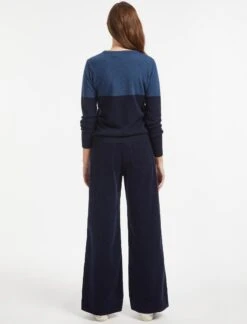 Love Lips Cashmere Jumper - Navy -Cheap Closet Curation Store SP22 K61 LOVELIPS NAVY LS 0540