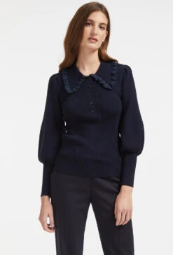 Tallulah Wool Jumper - Black -Cheap Closet Curation Store SP22 K65 TALLULAH NAVY LS 0620