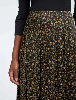 Savannah Maxi Skirt - Trailing Floral Print Black Yellow -Cheap Closet Curation Store SP22 SK122 SAVANNAH TRAILINGFLORALPRINTBLACK YELLOW LS 3520 5f88e3ec 2bd0 4a16 9c82 ea97128e6491