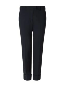 Clement New Wool Easy Waist Turn Up Trouser - Navy -Cheap Closet Curation Store SP22 TR52 CLEMENT NAVY COcopy