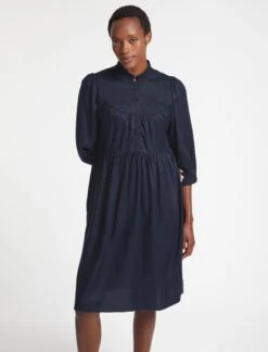 Cleo Midi Dress - Navy -Cheap Closet Curation Store SP23 D509 CLEO NAVY LS 3127