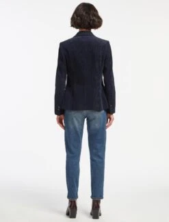 Leo Corduroy Blazer - Navy -Cheap Closet Curation Store SP23 JK43 LEO NAVY LS 16065