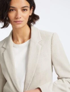 Leo Corduroy Blazer - Stone -Cheap Closet Curation Store SP23 JK43 LEO STONE 24946