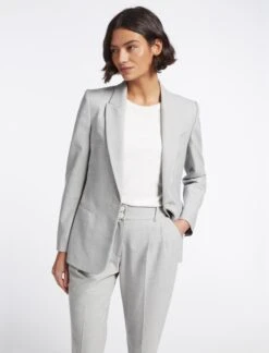 Jamie New Wool Blazer - Light Grey -Cheap Closet Curation Store SP23 JK47 JORDAN LIGHTGREY LS 5638