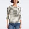 Frieda Wool Jumper - Cream Black Stripe -Cheap Closet Curation Store SP23 K114 FRIEDA CREAM BLACK STRIPE LS 25408