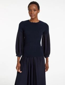 Coco Wool Jumper - Navy