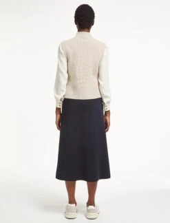 Janie Sleeveless Funnel Neck Jumper - Oatmeal -Cheap Closet Curation Store SP23 K51 JANIE OATMEAL LS 2100