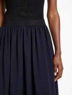 Serena Midi Skirt - Navy -Cheap Closet Curation Store SP23 SK158 SIERRA NAVY LS 28422