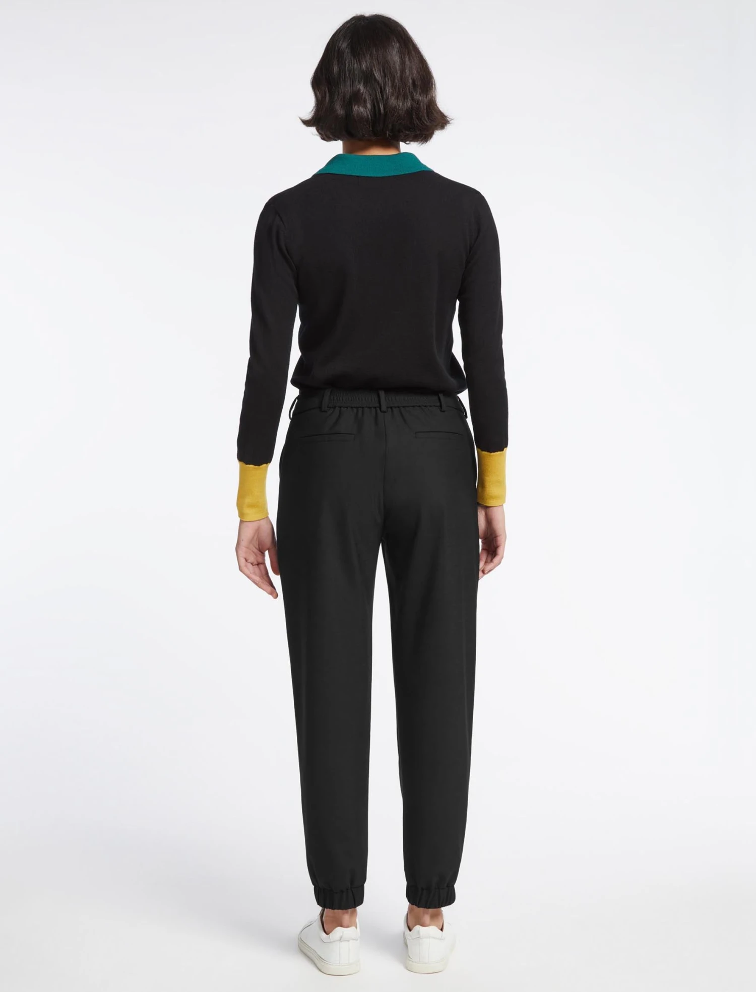 Jason New Wool Jogger - Black 5 Jason New Wool Jogger - Black - Image 3