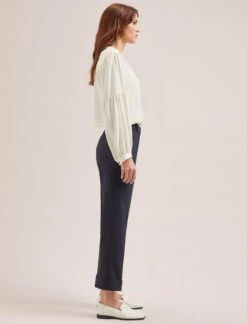 Clement New Wool Turn Up Trouser - Navy -Cheap Closet Curation Store SP24 CLEMENT TR76 NAVY LS 765