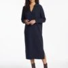 Eleanor Wool Knit Dress - Navy -Cheap Closet Curation Store SP24 D496 ELEANOR NAVY LS 1642