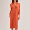 Eleanor Wool Knit Dress - Orange 2 Eleanor Wool Knit Dress - Orange -Cheap Closet Curation Store SP24 D496 ELEANOR ORANGE LS 398