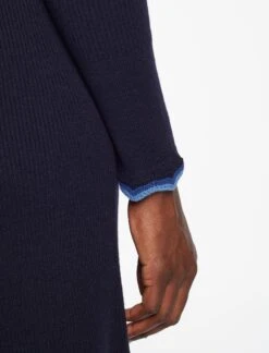 Josie Wool Knit Dress - Navy Blue -Cheap Closet Curation Store SP24 D575 JOSIE NAVY BLUE LS 1375