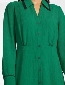 Fallon Techni Voile Maxi Dress - Emerald Green -Cheap Closet Curation Store SP24 D601 FALLON EMERALDGREEN LS 1249