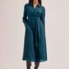 Fallon Techni Voile Maxi Dress - Petrol 1 Fallon Techni Voile Maxi Dress - Petrol -Cheap Closet Curation Store SP24 D601 FALLON PETROL LS 2437