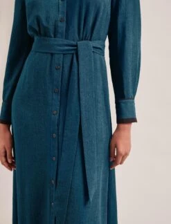 Fallon Techni Voile Maxi Dress - Petrol -Cheap Closet Curation Store SP24 D601 FALLON PETROL LS 2492