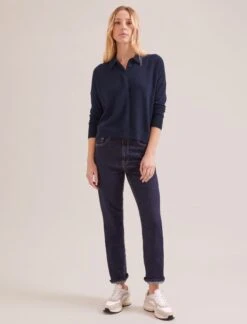 Kelly Cashmere Jumper - Navy 12 Kelly Cashmere Jumper - Navy -Cheap Closet Curation Store SP24 K144 KELLY NAVY LS 17831