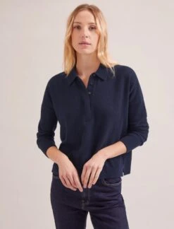 Kelly Cashmere Jumper - Navy 13 Kelly Cashmere Jumper - Navy -Cheap Closet Curation Store SP24 K144 KELLY NAVY LS 17850