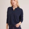 Kelly Cashmere Jumper - Navy 2 Kelly Cashmere Jumper - Navy -Cheap Closet Curation Store SP24 K144 KELLY NAVY LS 17861