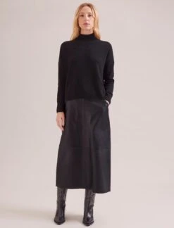 Johanna Cashmere Jumper - Black -Cheap Closet Curation Store SP24 K171 JOHANNA BLACK LS 17234