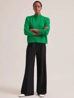 Johanna Cashmere Jumper - Emerald Green -Cheap Closet Curation Store SP24 K171 JOHANNA EMERALDGREEN LS 0321