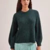 Ryder Alpaca Jumper - Dark Green -Cheap Closet Curation Store SP24 K173 RYDER DARKGREEN LS 2302