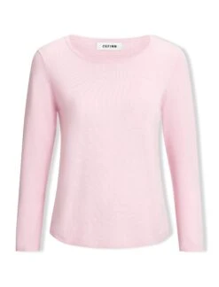 Maia Cotton Silk Blend T-Shirt - Pale Pink -Cheap Closet Curation Store SP24 K174 MAIA PALEPINKLS