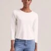 Maia Cotton Silk Blend T-Shirt - White 2 Maia Cotton Silk Blend T-Shirt - White -Cheap Closet Curation Store SP24 K174 MAIA WHITE LS 1506 92cfcf60 b9dd 417d 8773 9212a1eda431