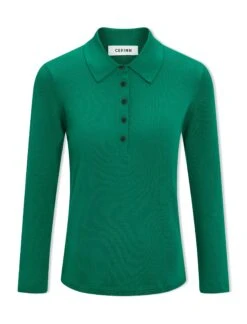 Morgan Cotton Silk Blend T-Shirt - Emerald Green -Cheap Closet Curation Store SP24 K175 MORGAN EMERALDGREEN CO