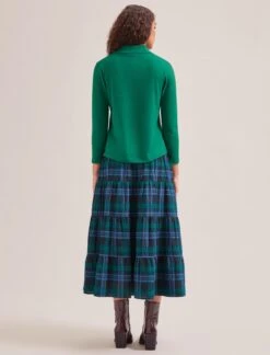 Morgan Cotton Silk Blend T-Shirt - Emerald Green -Cheap Closet Curation Store SP24 K175 MORGAN EMERALDGREEN LS 1899