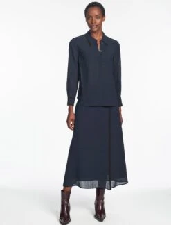 Sullivan Techni Voile Shirt - Navy -Cheap Closet Curation Store SP24 S85 SULLIVAN NAVY LS 1162