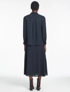 Sullivan Techni Voile Shirt - Navy -Cheap Closet Curation Store SP24 S85 SULLIVAN NAVY LS 1203