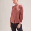Bailey Silk Satin Shirt - Blush -Cheap Closet Curation Store SP24 S89 BAILEY BLUSH LS 19025