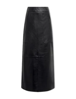 Arlo Leather Maxi Pencil Skirt - Black -Cheap Closet Curation Store SP24 SK177 ARLO BLACK LS