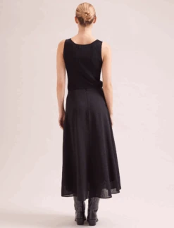 Sonia Techni Voile Maxi Skirt - Black -Cheap Closet Curation Store SP24 SK182 SONIA BLACK LS 18234