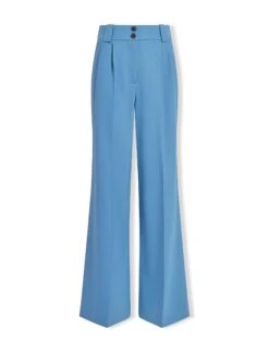 Margot New Wool Wide Leg Trouser - Blue -Cheap Closet Curation Store SP24 TR70 MARGOT BLUE LS