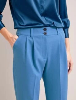 Tristan New Wool Tapered Trouser - Blue -Cheap Closet Curation Store SP24 TR71 TRISTAN BLUE LS 6191