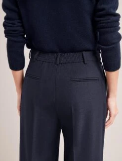 Terence New Wool Wide Leg Trouser - Navy -Cheap Closet Curation Store SP24 TR86 TERENCE NAVY LS 6968