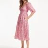 Paloma Midi Dress - Pink Trailing Floral Print -Cheap Closet Curation Store SU22 D428 PALOMA PINKTRAILINGFLORALPRINT LS 37457 ee48b833 c3ab 44cf bd75 dd10128ebbba