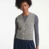 Meryl Wool V Neck Waistcoat - Mid Grey 1 Meryl Wool V Neck Waistcoat - Mid Grey -Cheap Closet Curation Store SU22 K69 MERYL MIDGREY LS 17911